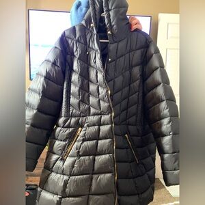 Lane Bryant Women's Black Quilted Jacket Olive 22/24